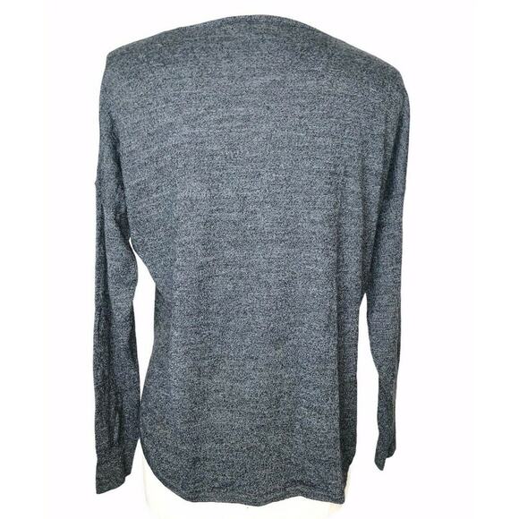 Madewell Sz L 47"B Lagenlook Gray Merino Wool Blend High Low Southstar Sweater - Picture 9 of 9